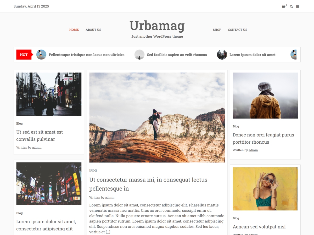 Urbamag theme screenshot