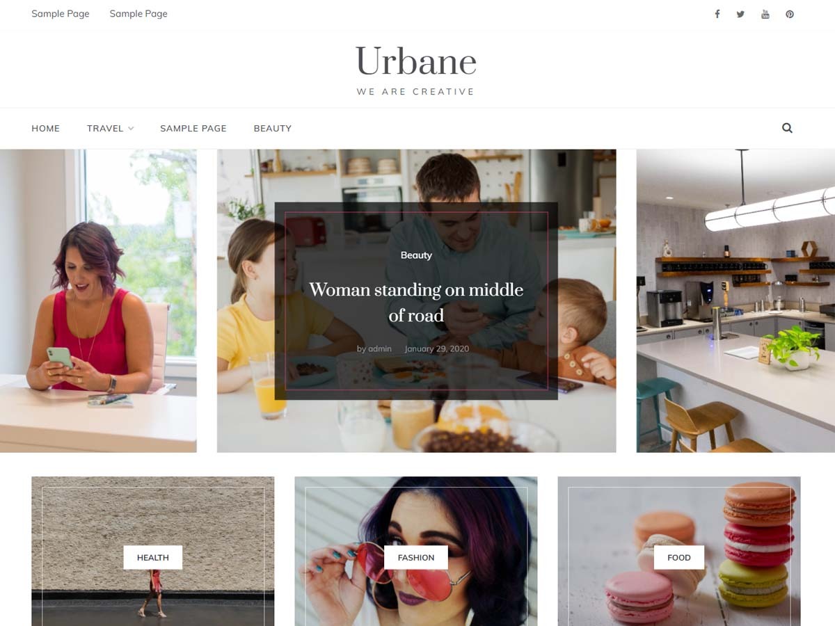 Urbane theme screenshot