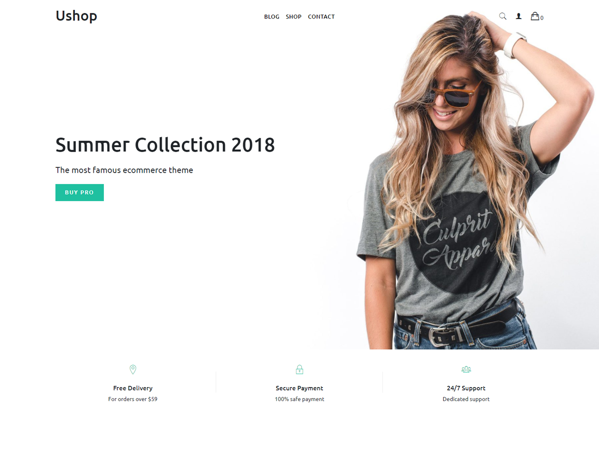 ushop theme screenshot