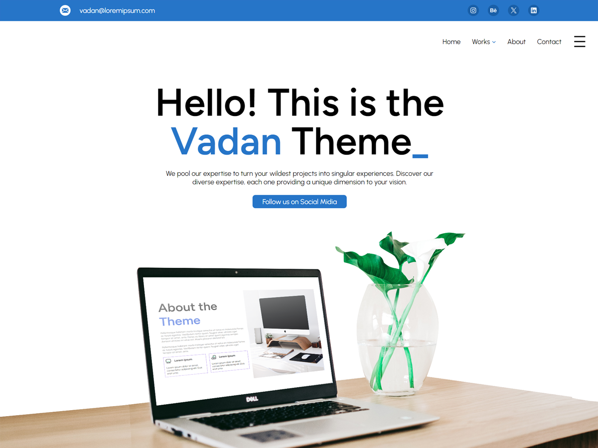 Vadan theme screenshot