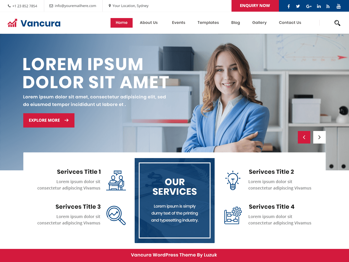 Vancura theme screenshot