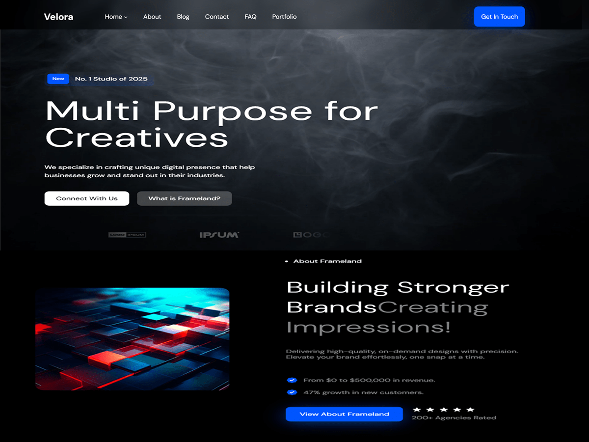 Velora theme screenshot