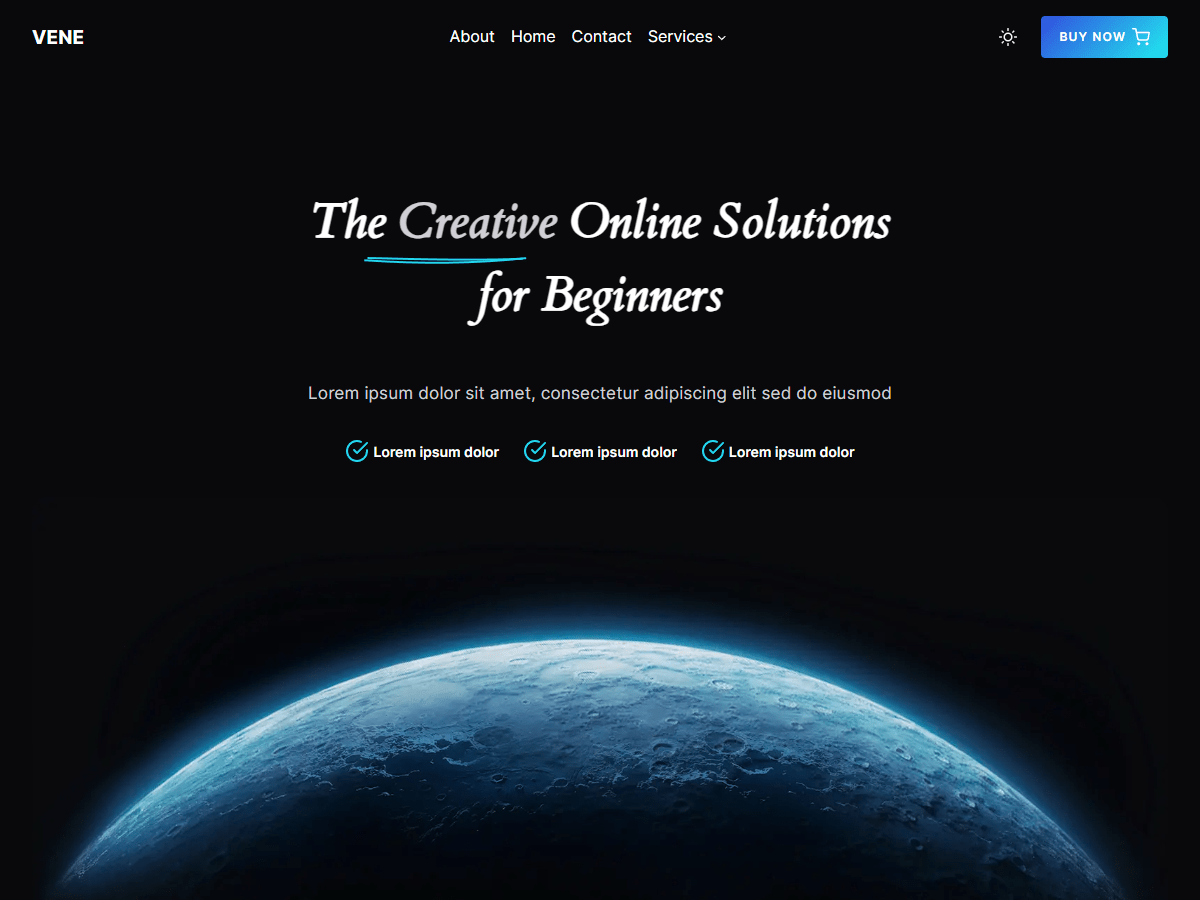 Vene theme screenshot