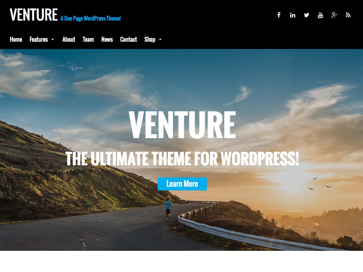 Venture Lite theme screenshot