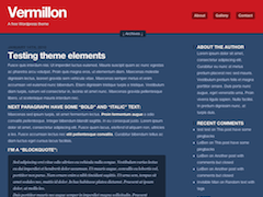 Vermillon theme screenshot