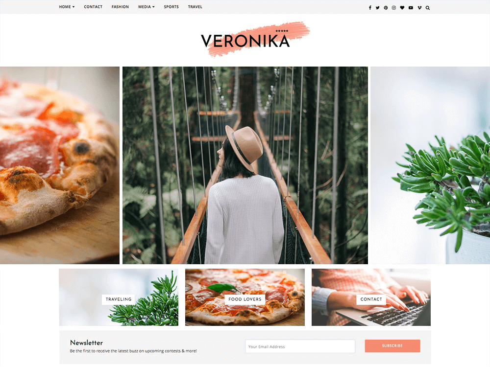Veronika theme screenshot