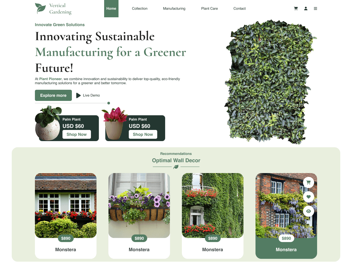 Vertical Gardening theme screenshot