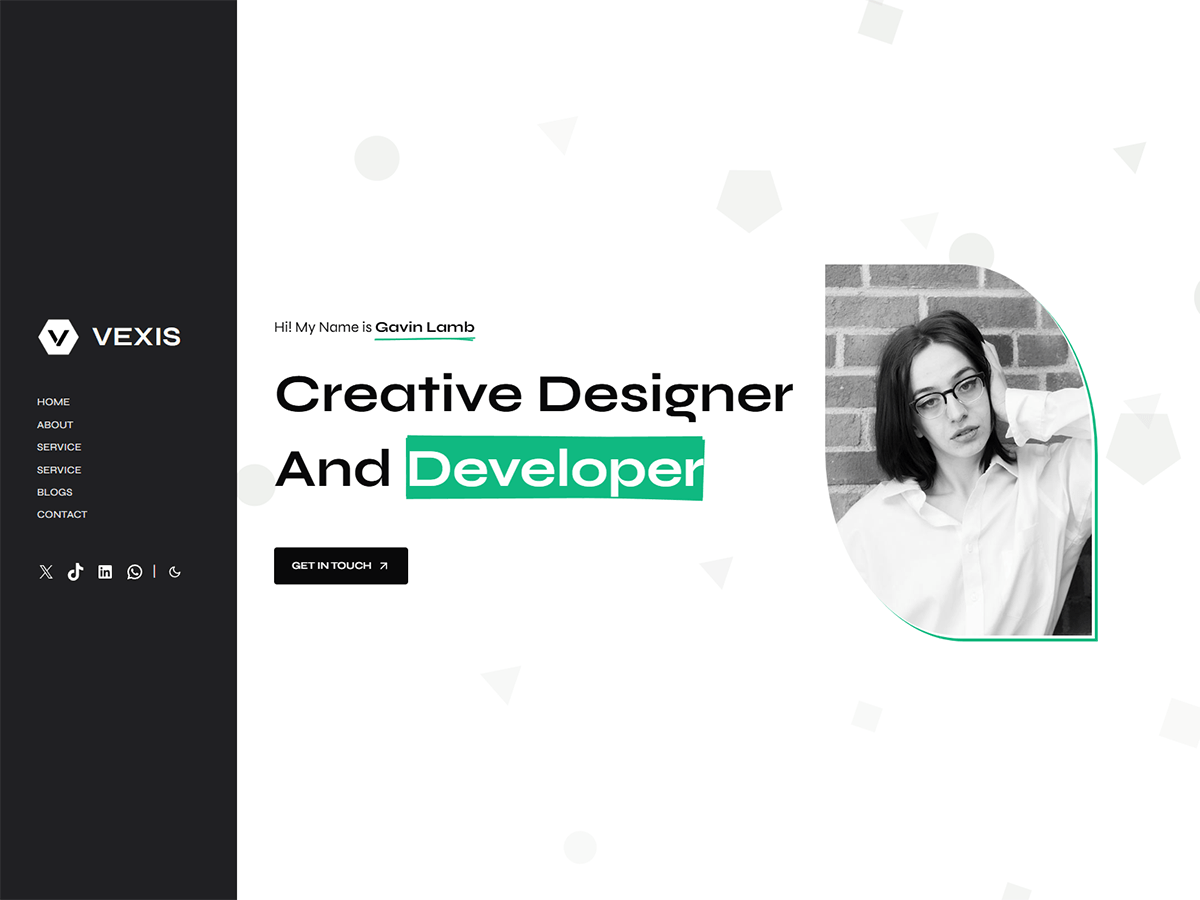 Vexis theme screenshot