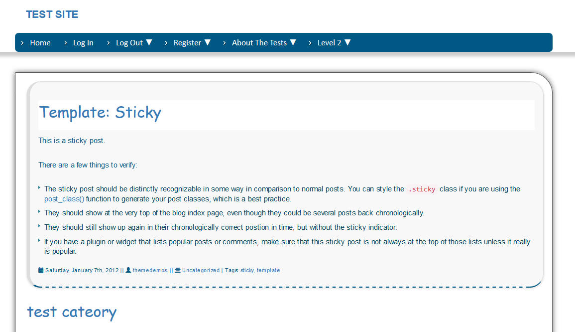 VG Responsive Simple theme screenshot