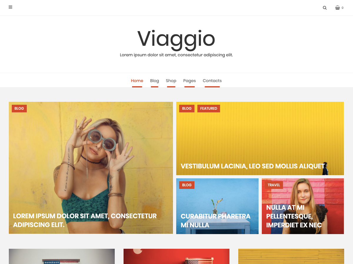 Viaggio Lite theme screenshot