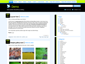 Vibe theme screenshot