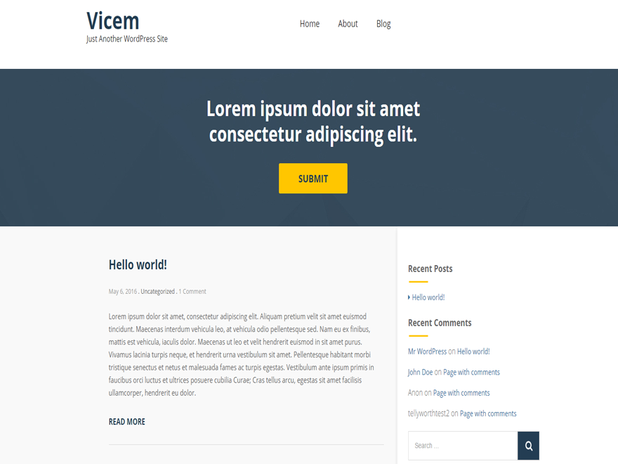 Vicem theme screenshot