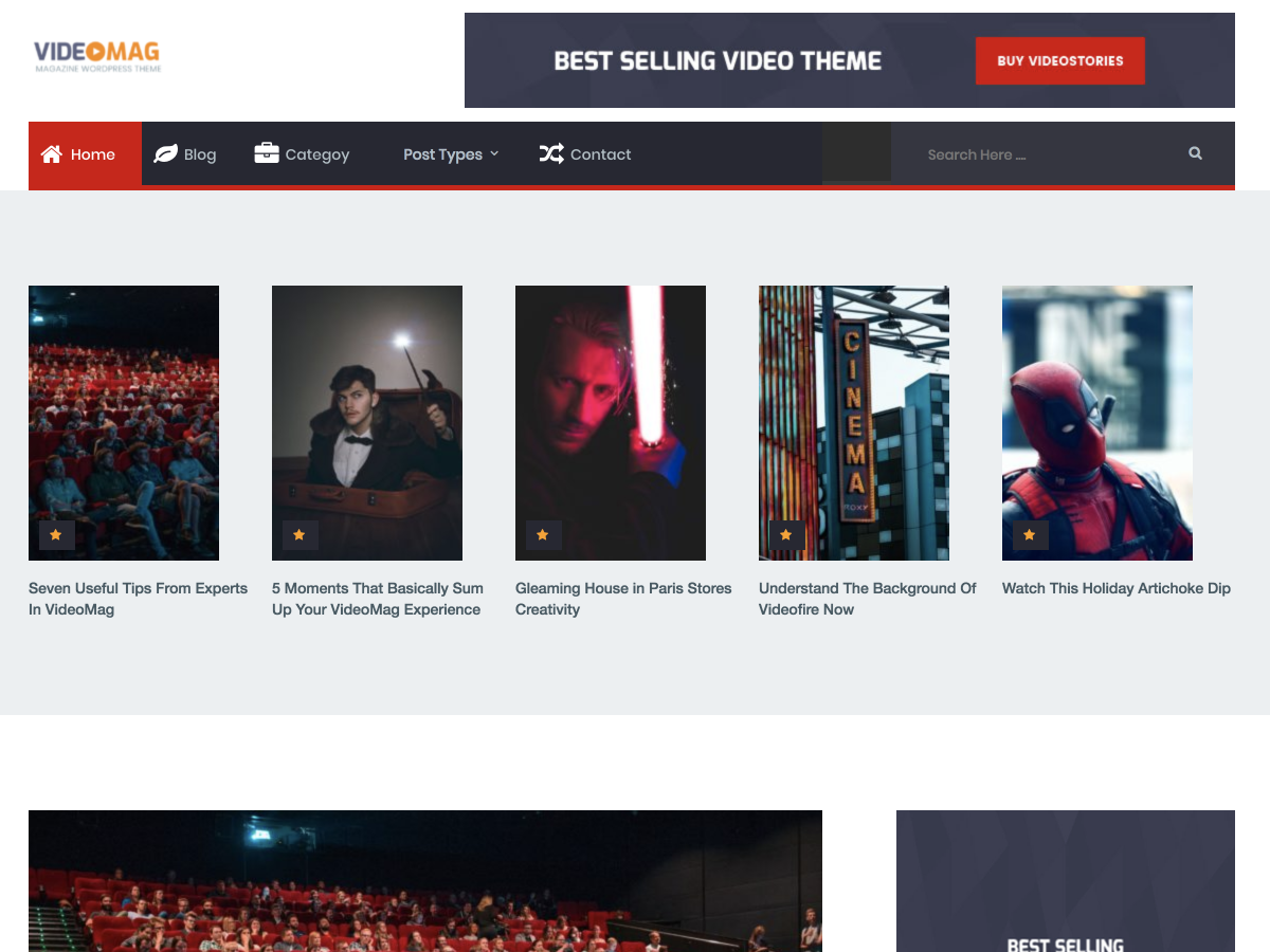 VideoMag theme screenshot