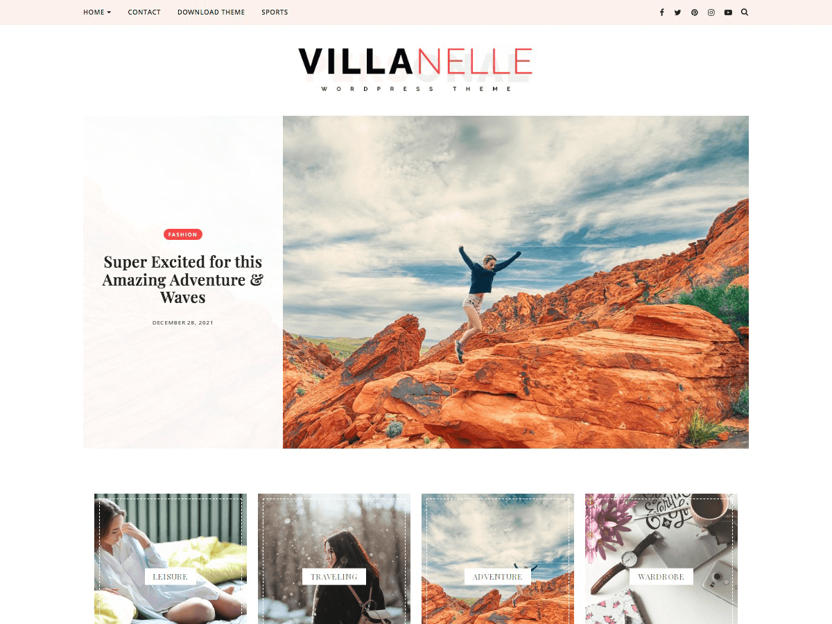 Villanelle theme screenshot