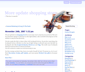 Violinesth theme screenshot