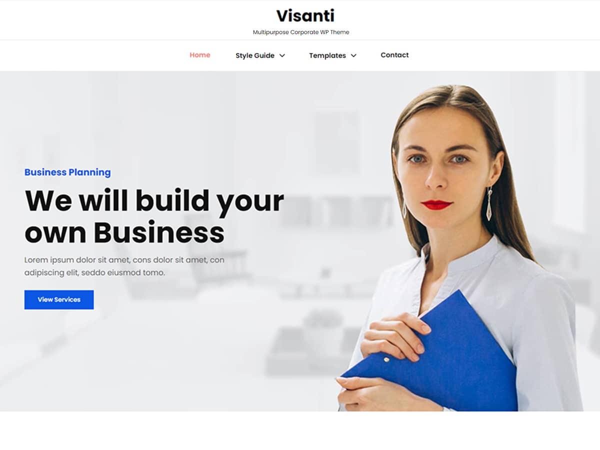 Visanti theme screenshot