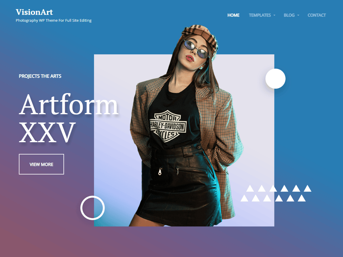 VisionArt theme screenshot