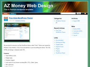 Vista theme screenshot