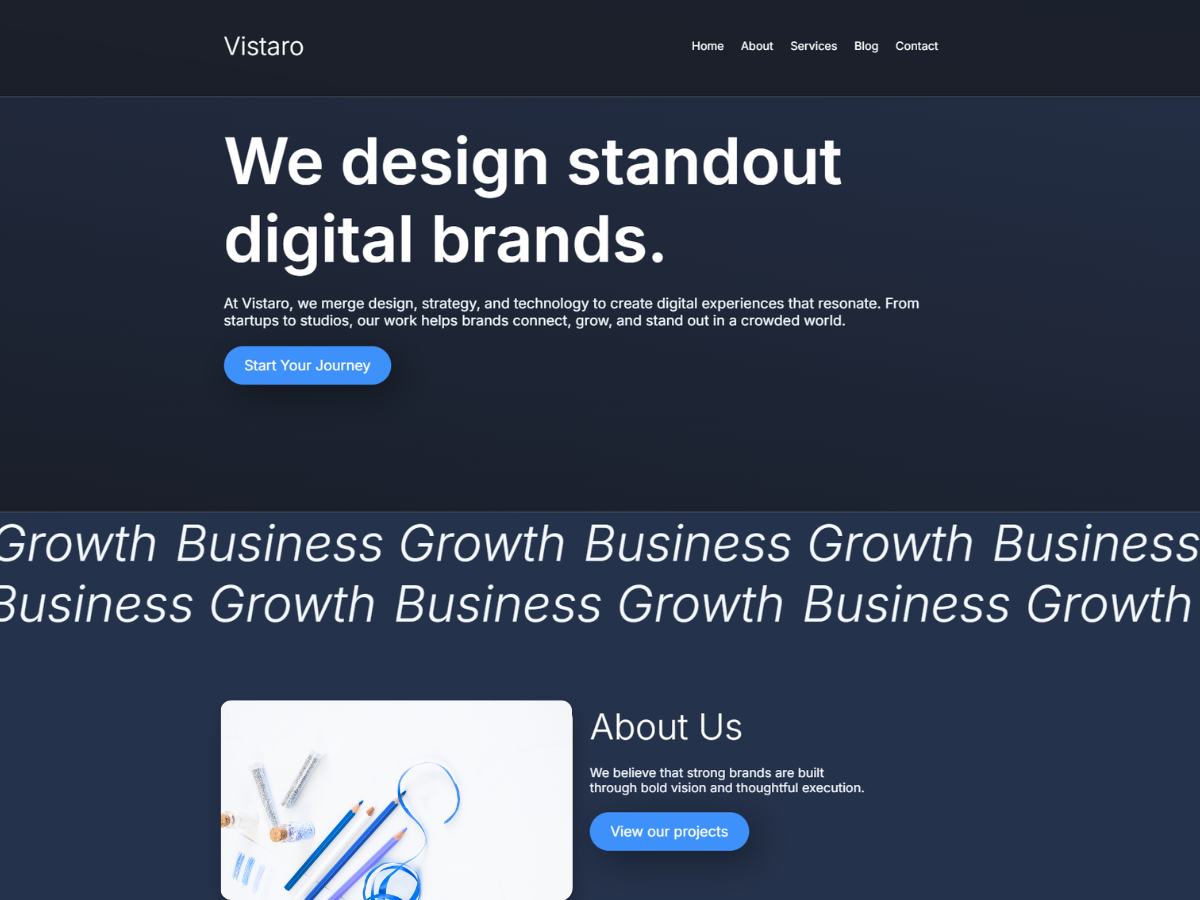 Vistaro theme screenshot