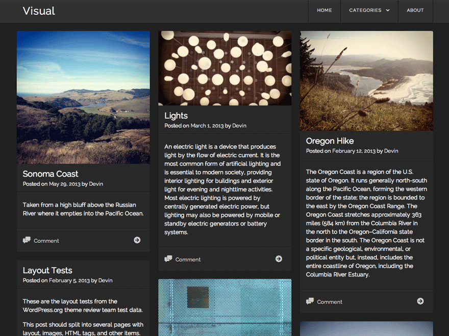 Visual theme screenshot