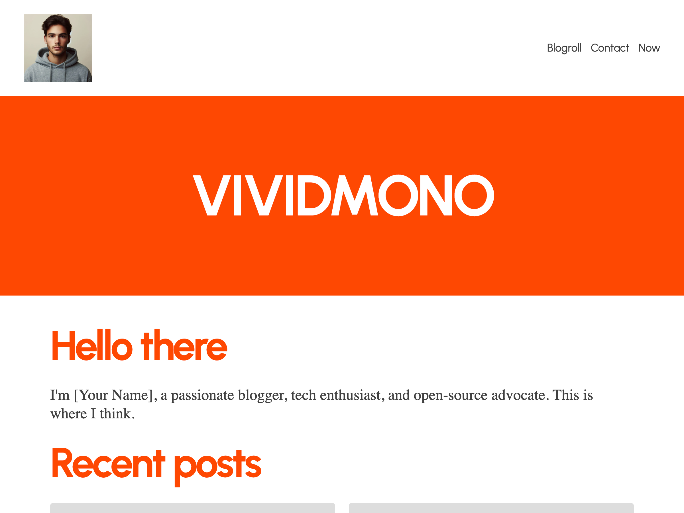 vividmono theme screenshot