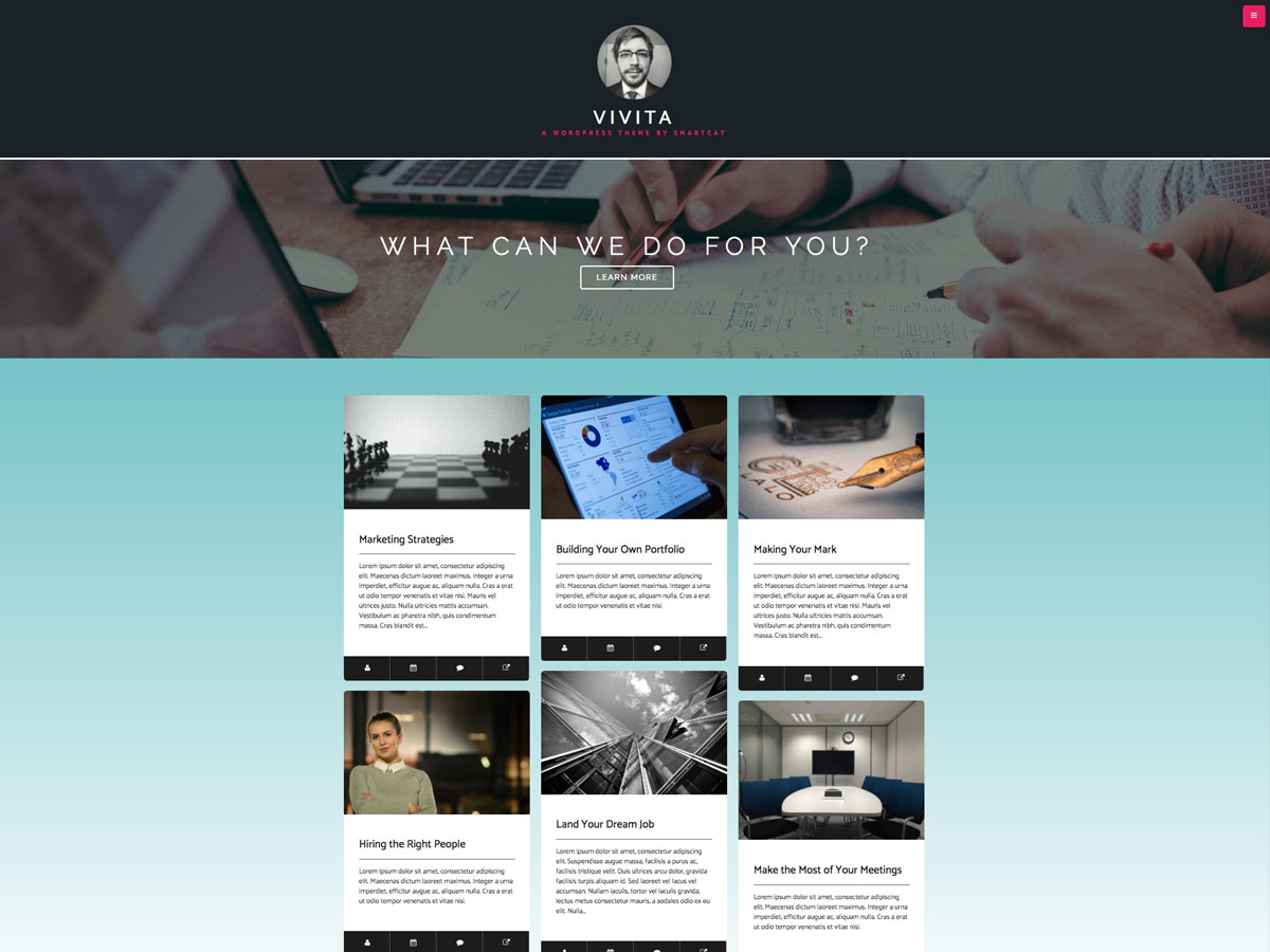 Vivita theme screenshot
