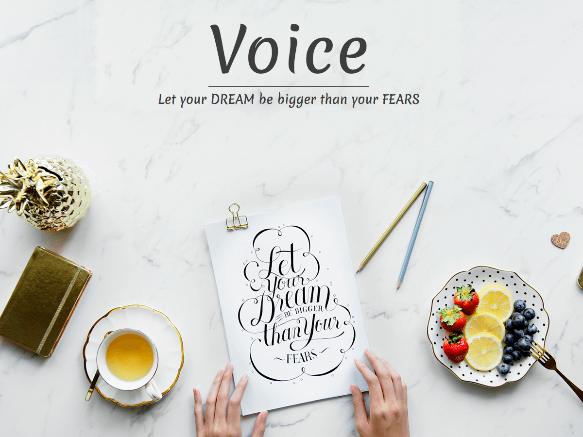 Voice Blog theme screenshot