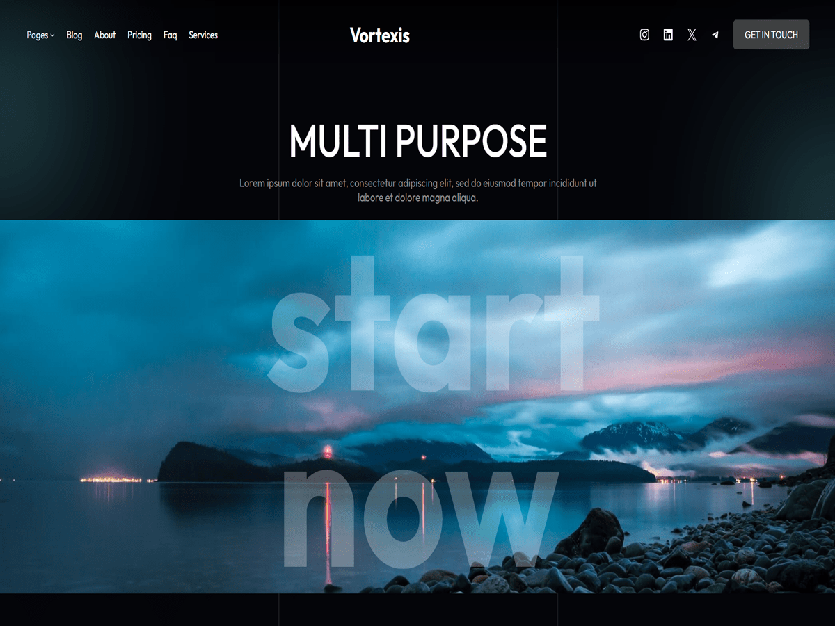 Vortexis theme screenshot