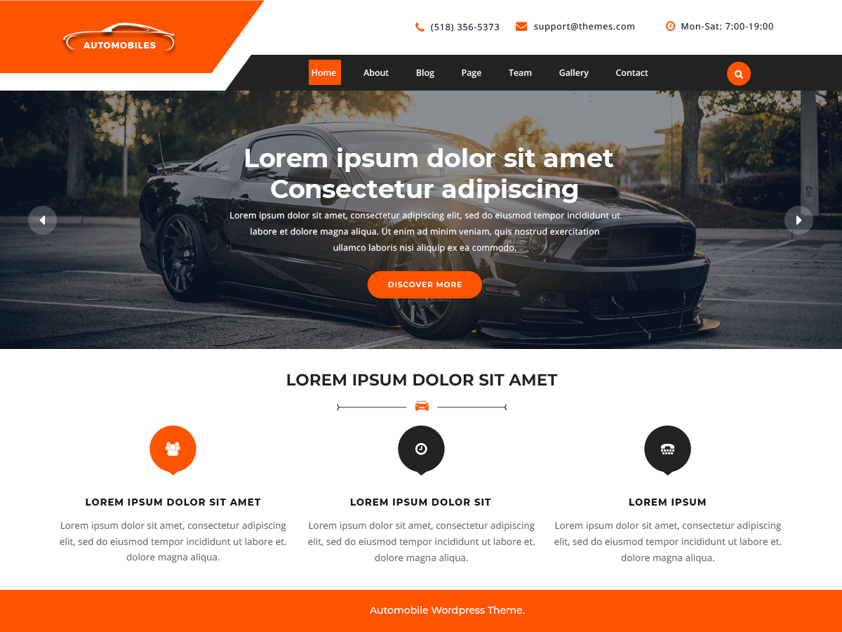 VW Automobile Lite theme screenshot