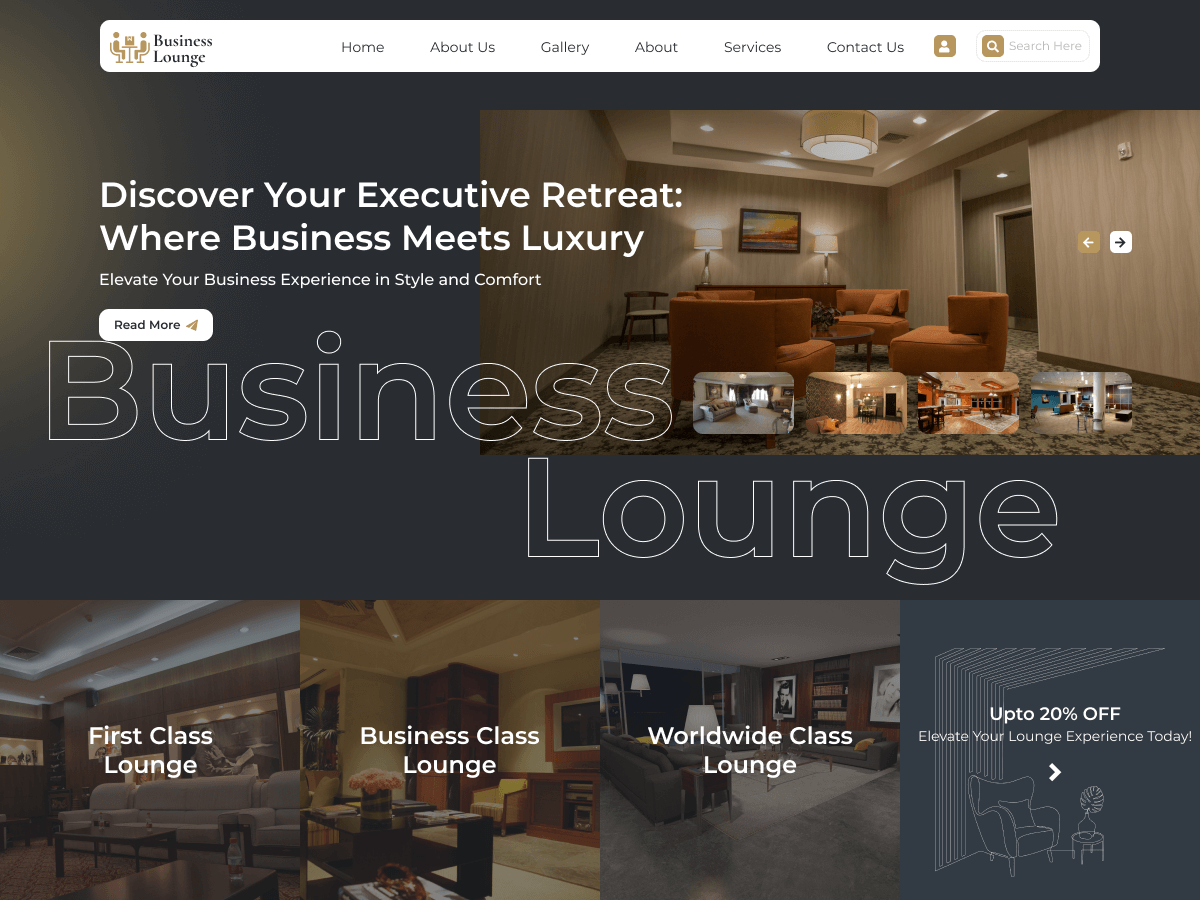 VW Business Lounge theme screenshot