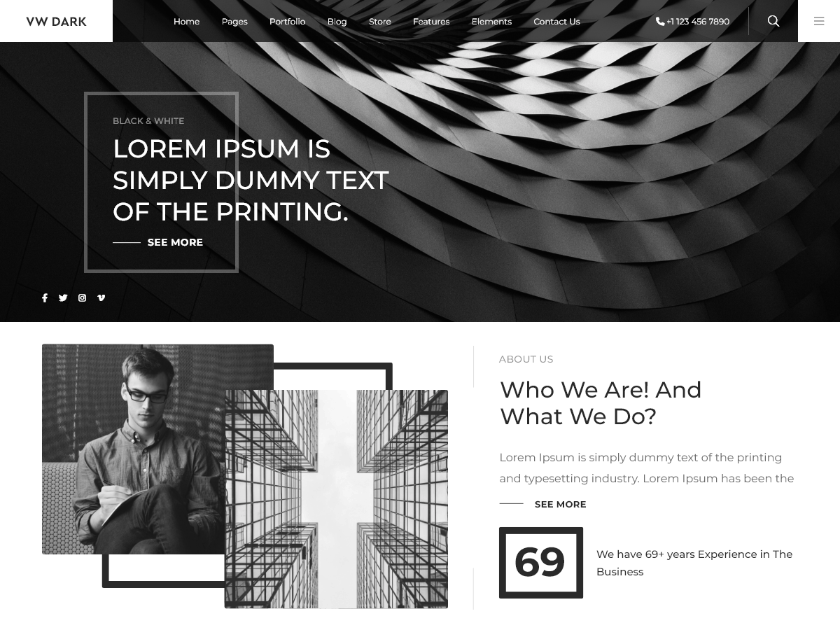 VW Dark theme screenshot