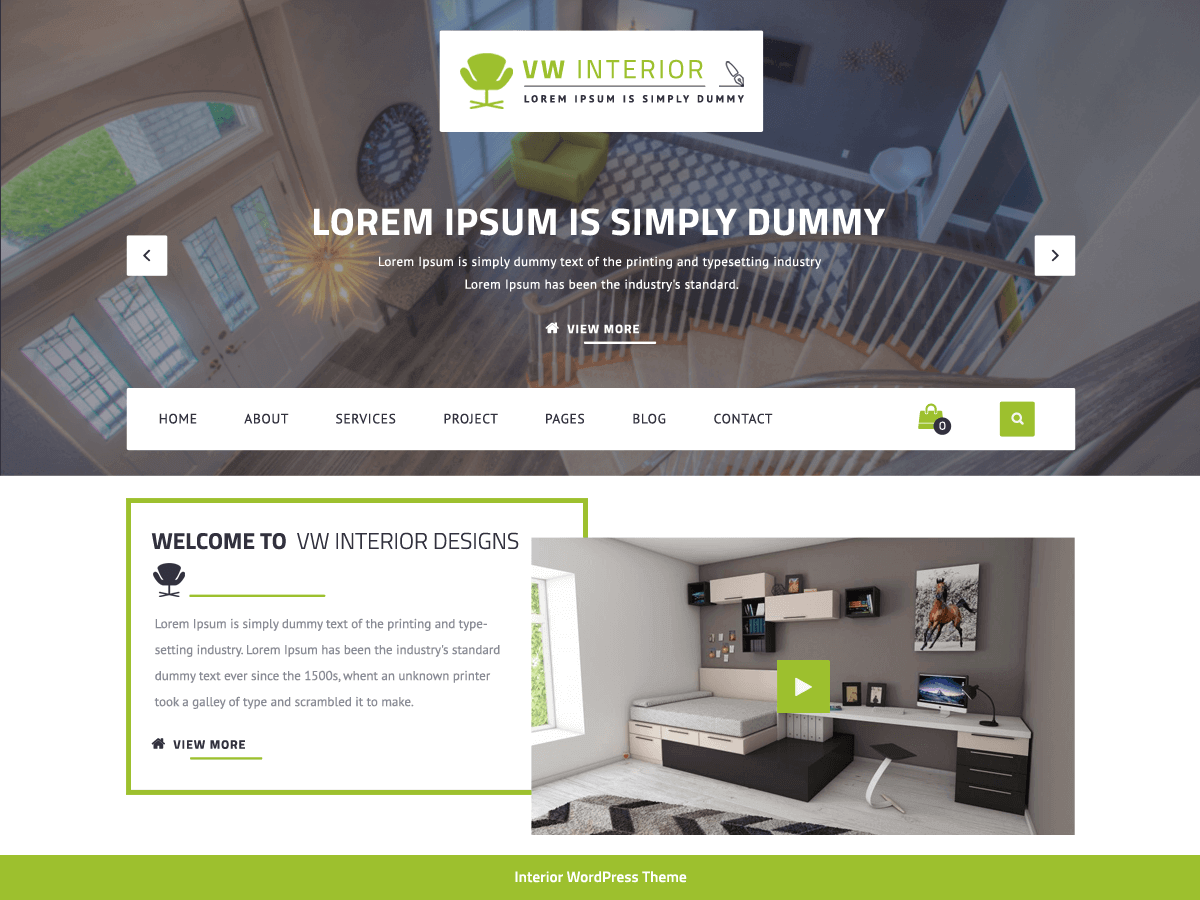 VW Interior Designs theme screenshot