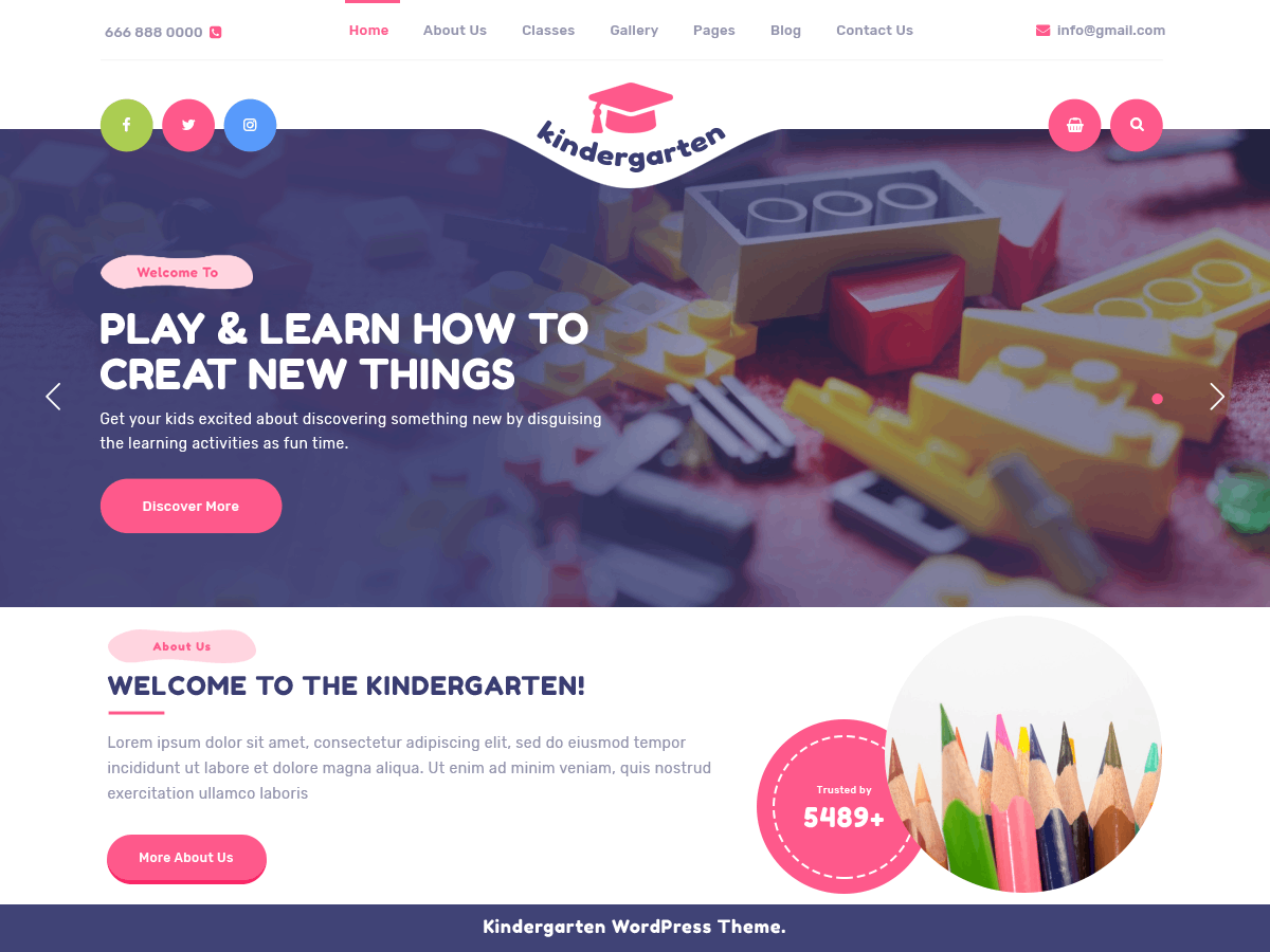 VW Kindergarten theme screenshot