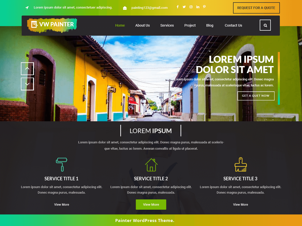 VW Painter theme screenshot