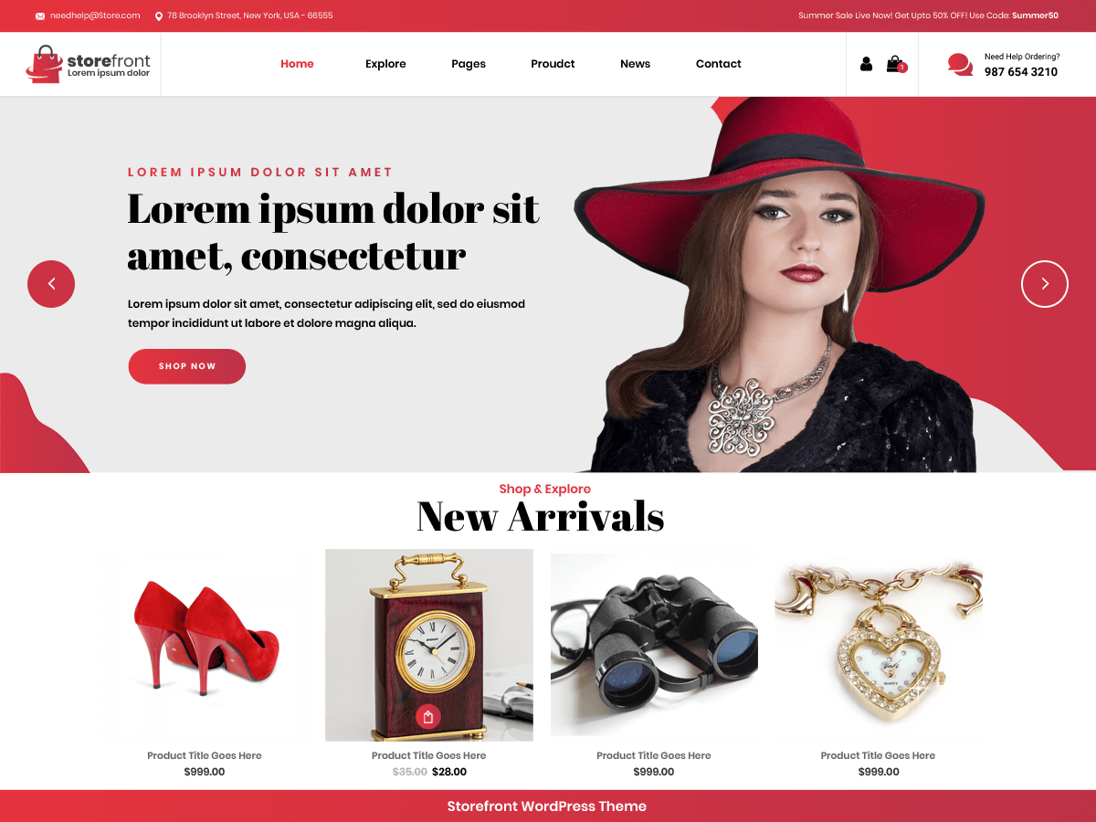 VW Storefront theme screenshot