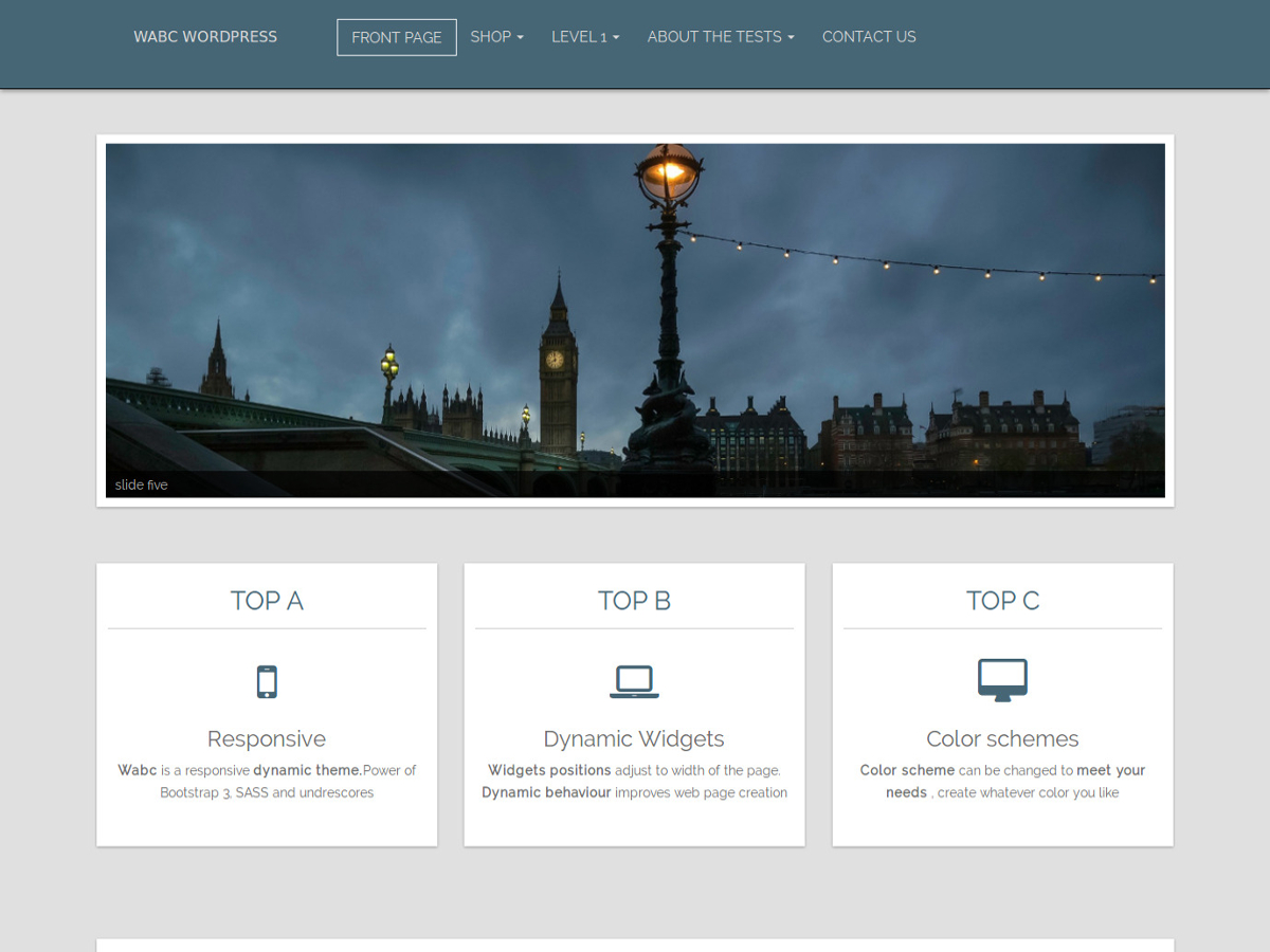 Wabc theme screenshot