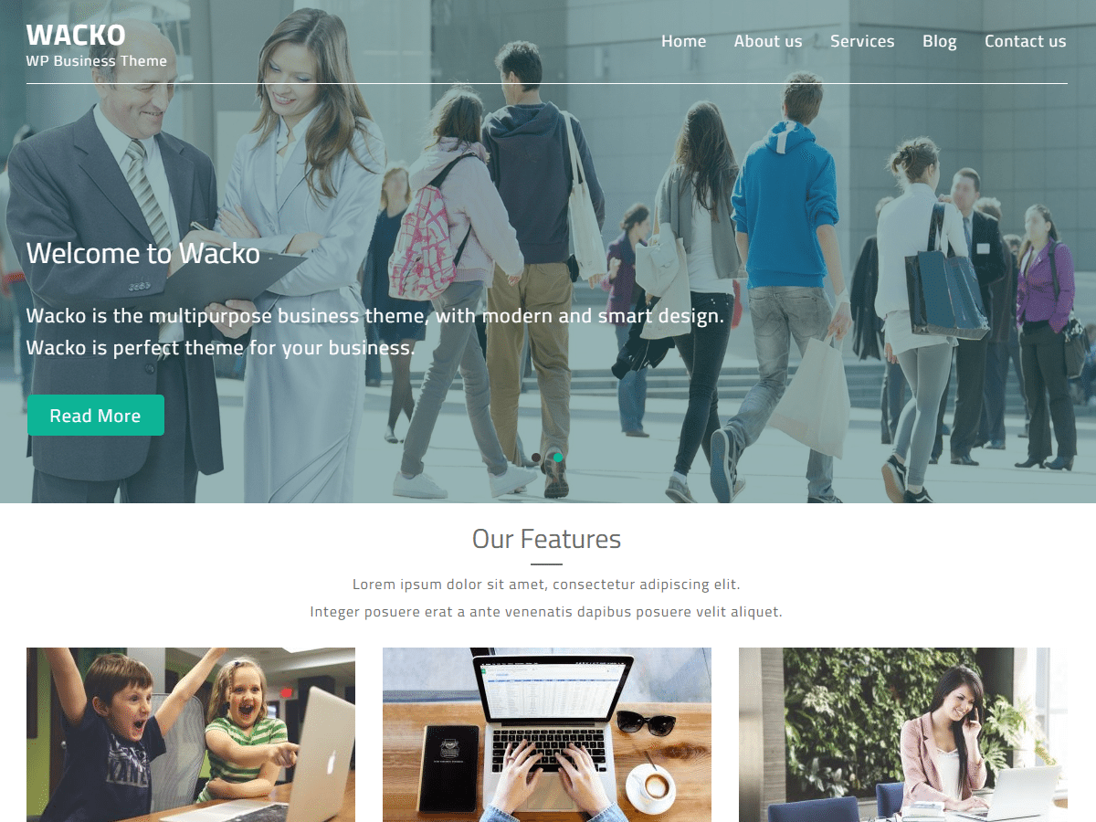 Wacko theme screenshot