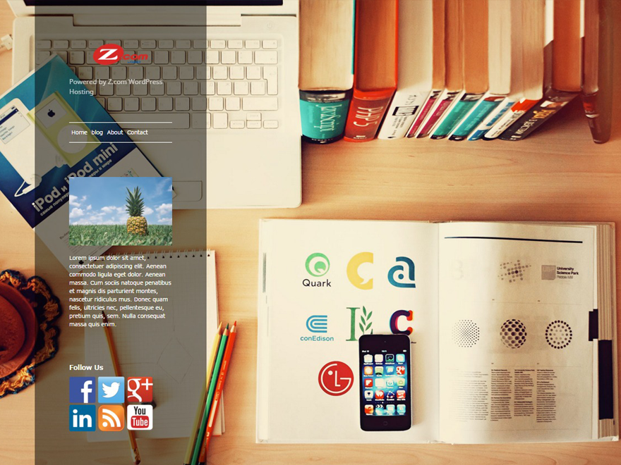 waffle theme screenshot