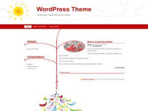 WarmWinter theme screenshot