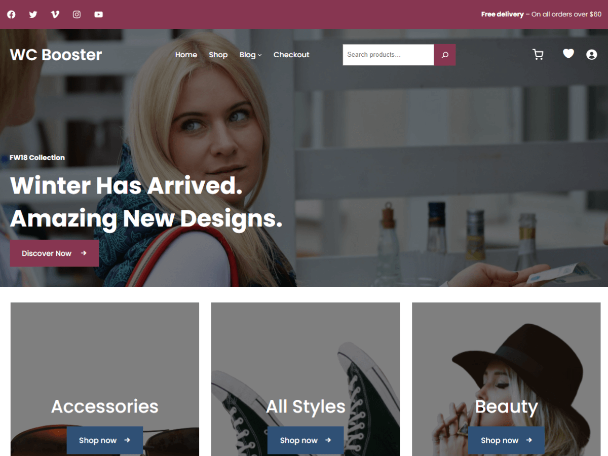 WC Booster theme screenshot
