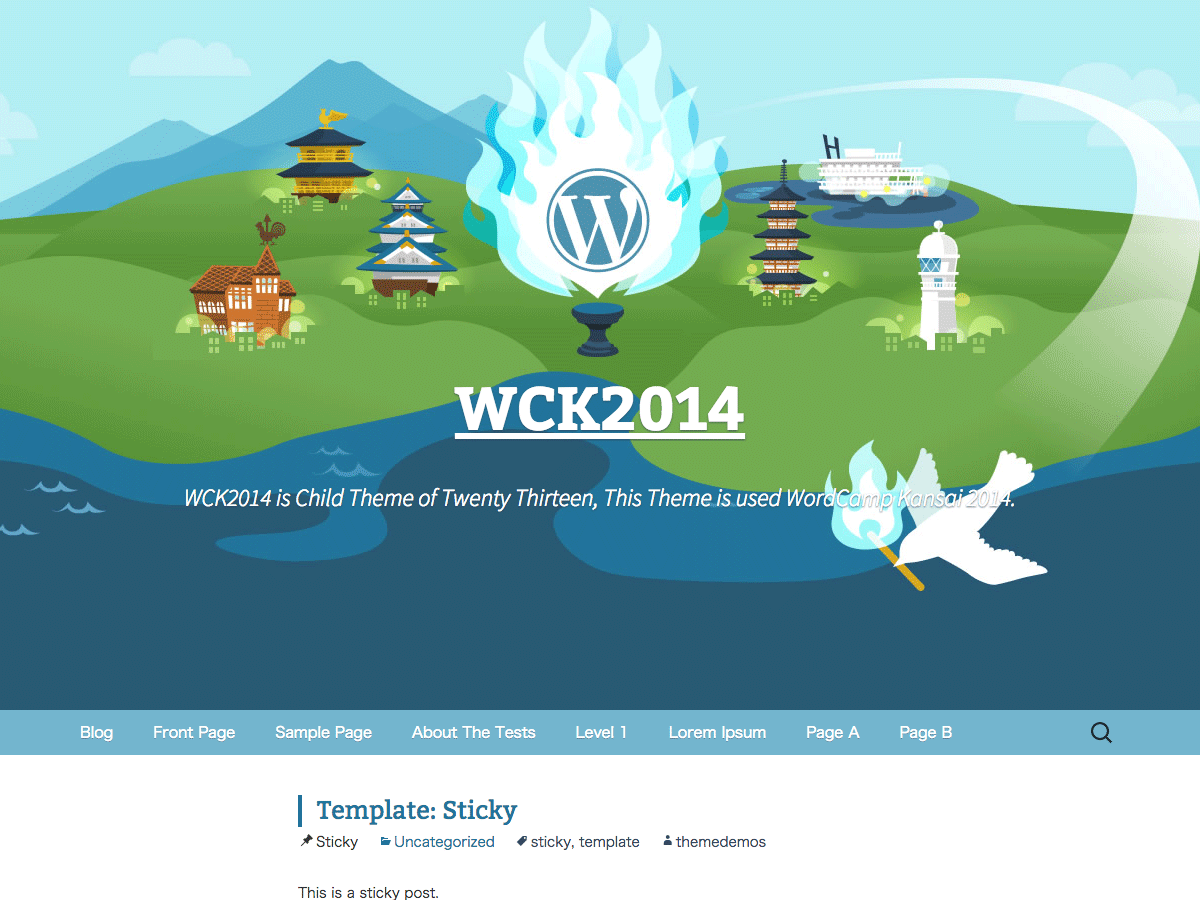 WCK2014 theme screenshot