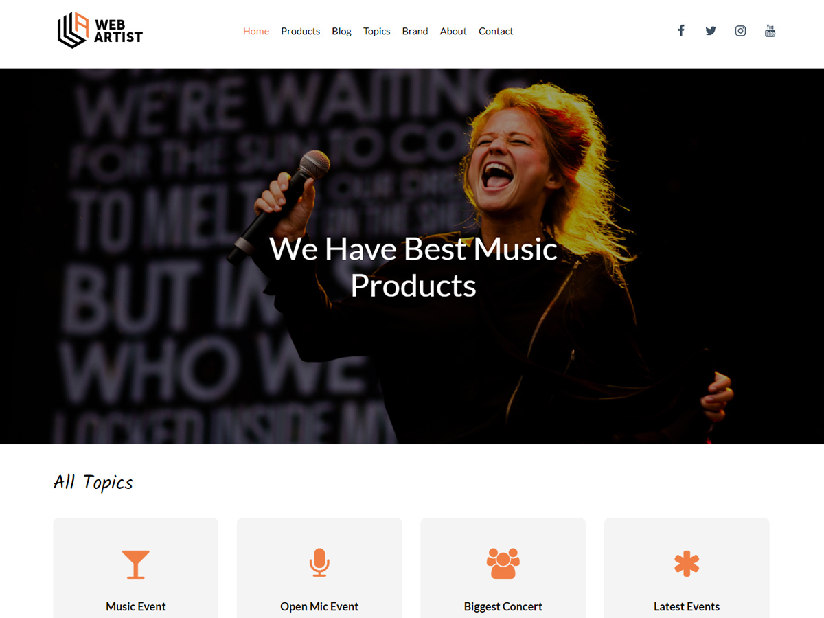 Web Artist theme screenshot