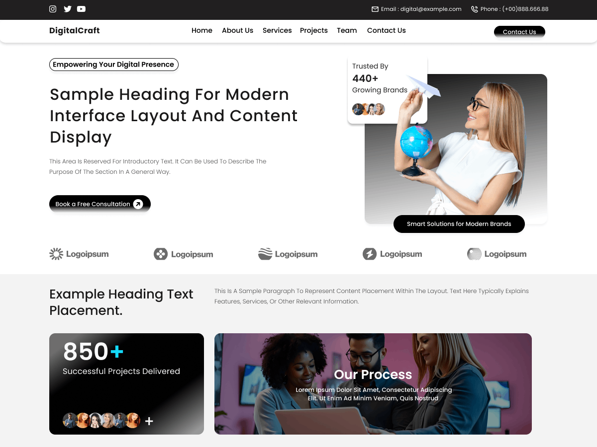 Web Design Agency theme screenshot