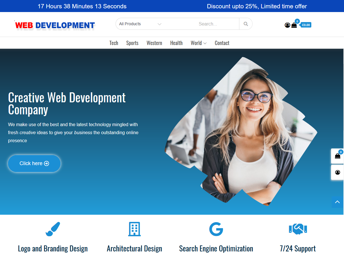 Web Design theme screenshot