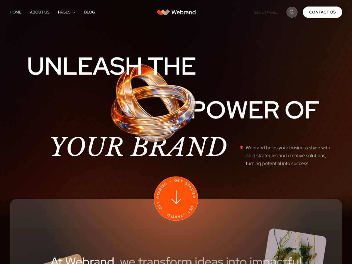 Webrand Lite theme screenshot