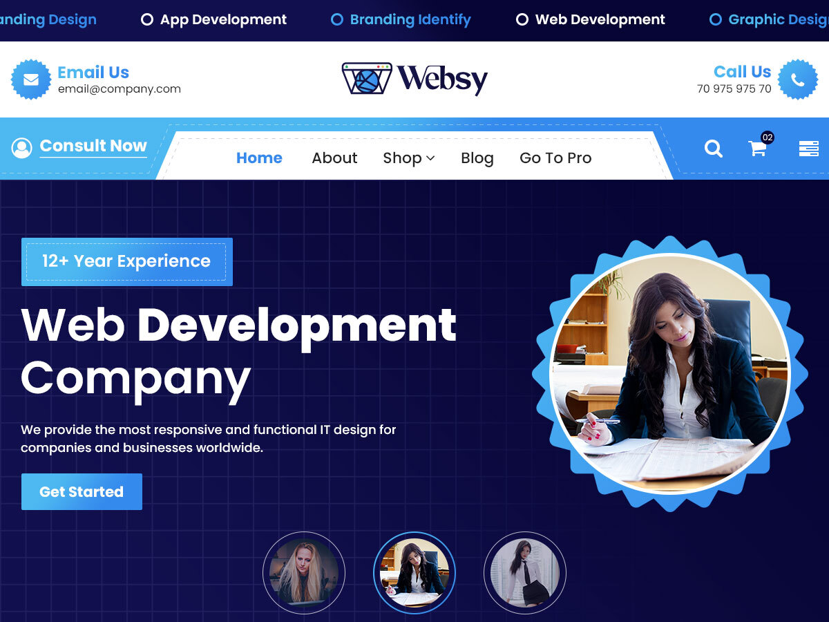 Websy theme screenshot