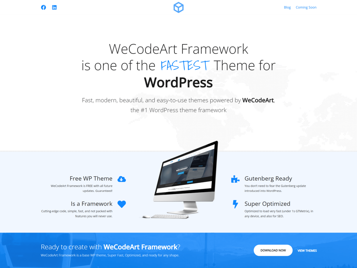 WeCodeArt theme screenshot