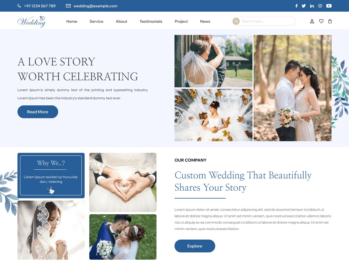Wedding Ceremony theme screenshot