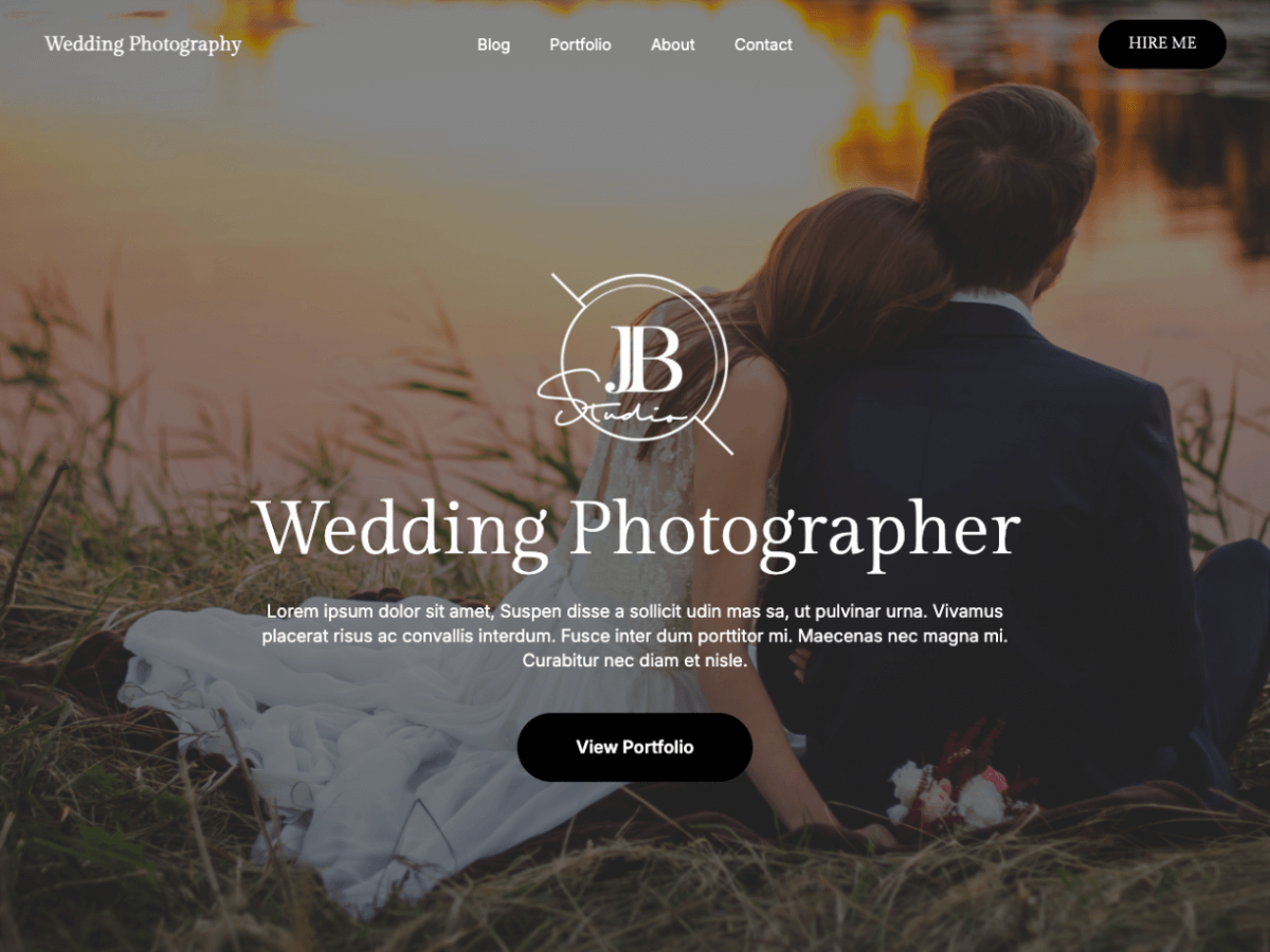 Wedding Photography Studio theme screenshot