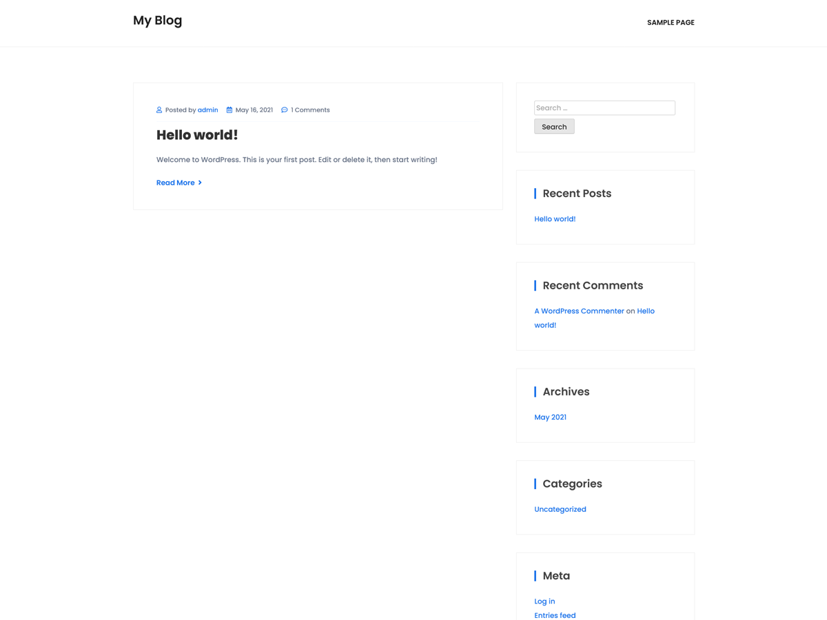 Wehpy theme screenshot